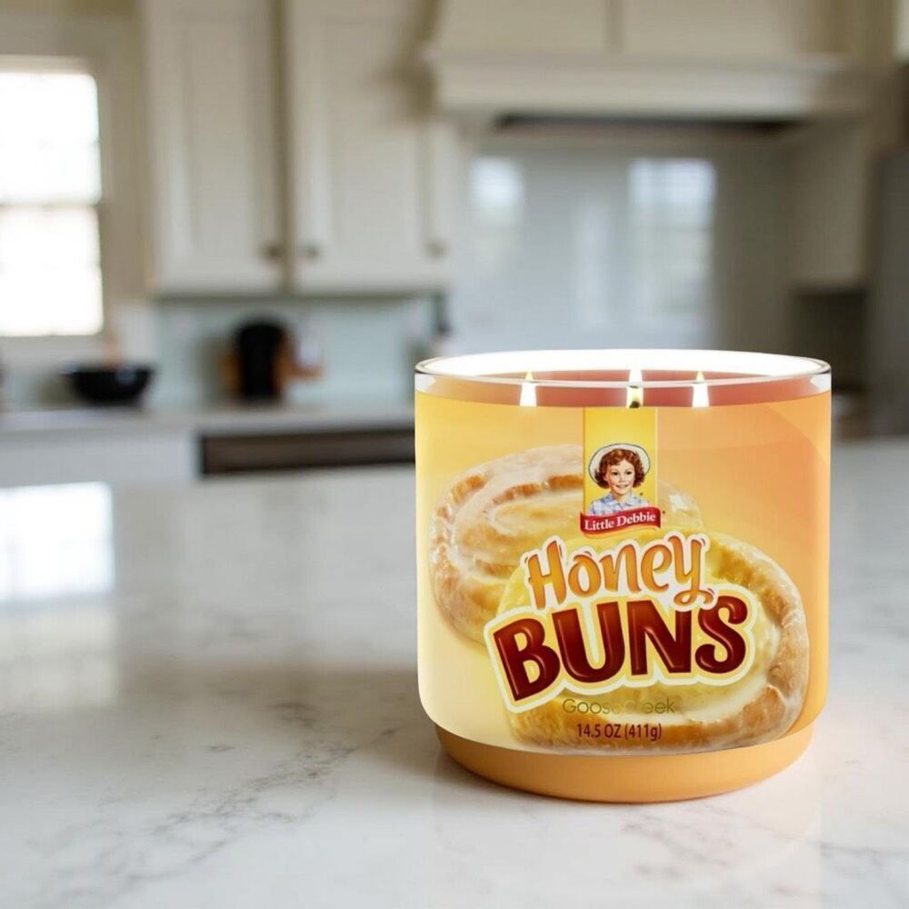 New Soy Base Honey Buns Little Debbie ™ 3-Wick Candle